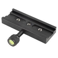 Morsetto a sgancio rapido resistente per fotocamere DSLR, attacco universale per treppiede con testa a sfera, piastre in stile Arca Swiss con corpo