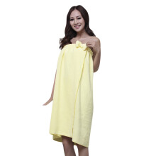 Bath Towel Set, Comfy Absorbent Microfiber Women'S Body Wrap Bath Towel