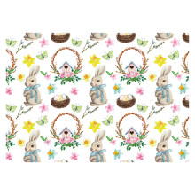 Valentine's Day Wrapping Paper for Men & Women – Red, Pink, Black Hearts, Wedding/Anniversary/Easter Rabbit Egg Design, 70x50 cm, compatible with