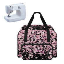 Cherry Blossom Sewing Machine Storage Case – Dustproof, Stain-Resistant, Lightweight Carrying Tote Bag