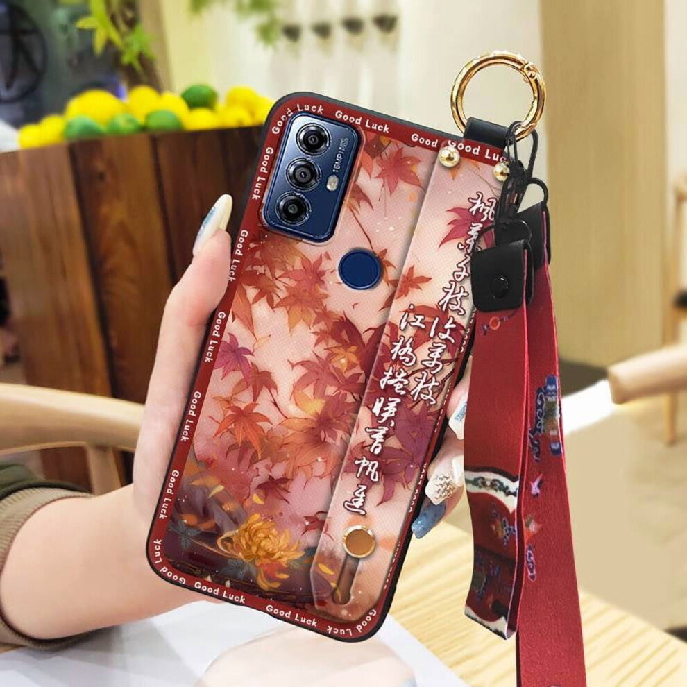 Moto G Play 2023 Phone Case With Wrist Strap, Ring Holder, Shockproof & Dustproof Silicone Cover Â Compatible With Moto G Play 2023 9482726273387