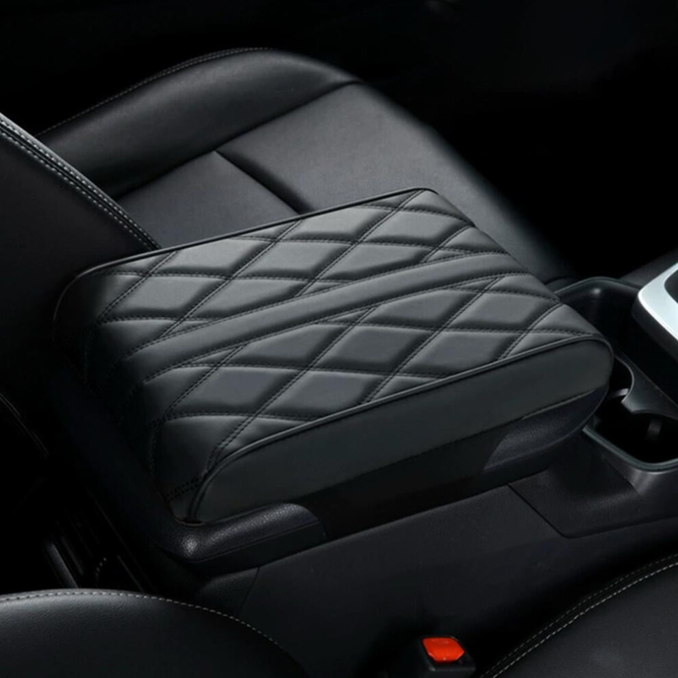 Car Center Console Cover, Center Console Pad, Armrest Mat, Memory Cotton Armrest Box Cushion For Most Vehicle Black/Grey/Brown 9464372669387