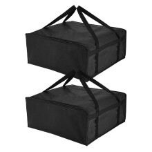 2 stuks draagbare, geïsoleerde voedselwarmertassen voor op reis, boodschappen, pizza