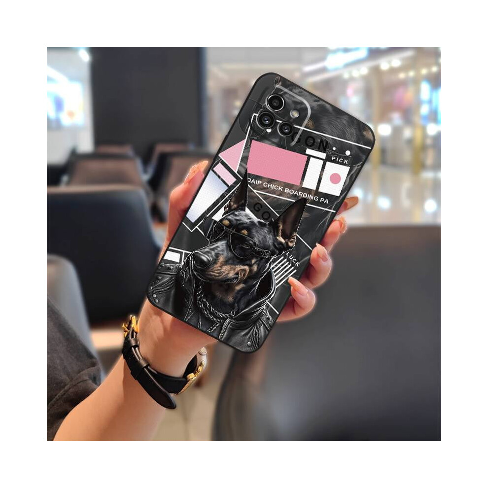 Cute Silicone Phone Case Compatible With Samsung Galaxy A03 Euro/166Mm – Shockproof, Anti-Knock, Graffiti Design, Dirt-Resistant Tpu 9358459378913