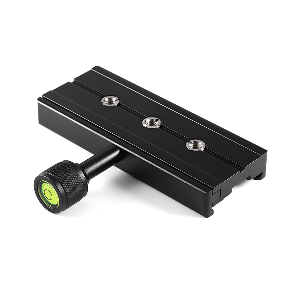 Qr-120 Clamp Adapter For Quick Release Plate 1/4" 3/8" Black 5021393099216