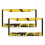 Dinosaur Trailer License Plate Frame Metal 2 Holes 1