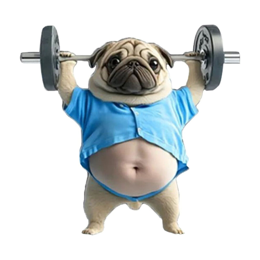 Car Air Freshener Pug Car Diffuser Interior Decor Clip-On Acrylic Aromatherapy Vent Clip Cute Car Accessory Scented Clip 9482726274957
