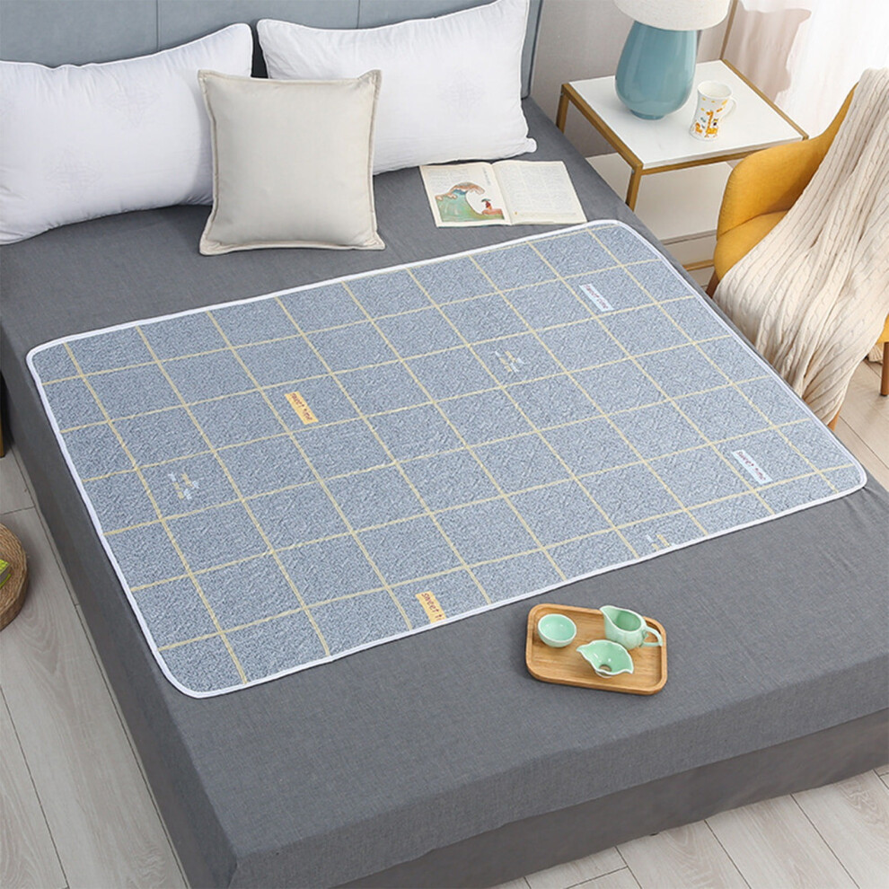 Large Bed Pad 59*39.37Inch Waterproof And Washable For Elderly Care Incontinence Protection And Menstrual Use With Ultrasonical Quilting