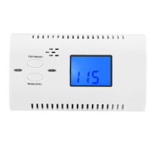 Low Battery Indicator Carbon Monoxide Detector With Test Reset Button UL Listed85Decibel Alarm Battery Powered Electrochemical Sensor Technology