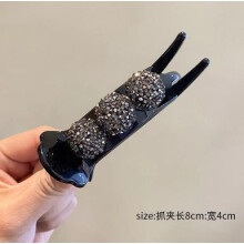 (Black full diamond - hair clip) Strong Hold Sunflower Hair Clips for All Hair Types