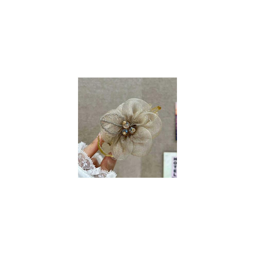 Dachuang Beauty (Leaves_coffee) Strong Hold Sunflower Hair Clips For All Hair Types