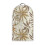 Horse Chestnut Leaf Pattern Coffee Machine Dust Cover 1Pcs Protective Case Polyester AntiSlip for Kitchen Counter Hand Strap 1