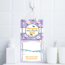 Hygroscopic Dehumidifying Bags – Hanging Moisture Absorber for Closet, Kitchen, Bathroom | Visible Results, Energy Efficient | Compatible with