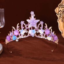 (3) Bride Rhinestone Princess Crown, Glittering Wedding Tiara