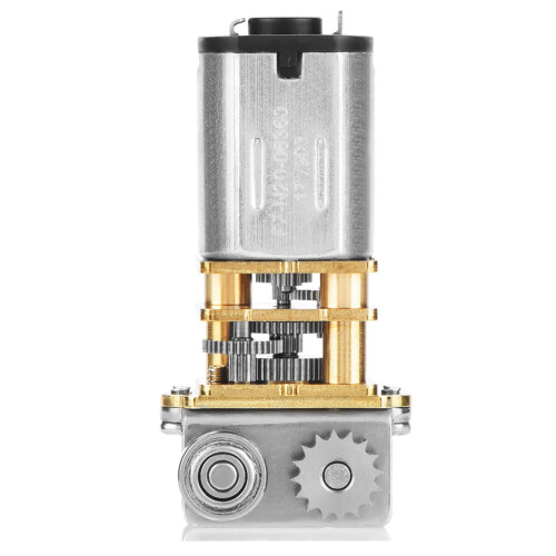 Μηχανισμός μετάδοσης κίνησης DC12V N20Micro με μεταλλικό κιβώτιο ταχυτήτων σωστής