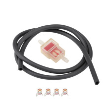 Cold Resistant Fuel Filter Tube Ethanol Resistant Fiber Filter Paper Built-In Magnets High-Strength ABS Shell Universal Fit Motorcycles Scooters