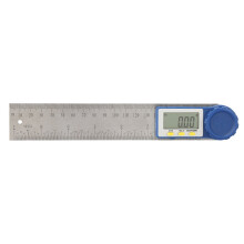 Angle Measuring Tool Digital Protractor With Stainless Steel Ruler Battery Operated Protractor For Precise Woodworking Metalworking And Craft