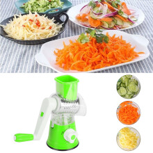 Hand Crank Vegetable Cutter, 24x12x23.5cm, Green Kitchen Tool