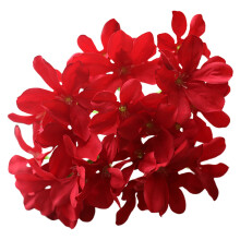 Künstliche Rosenblütenköpfe im Set – Rote und rosa Seidenrosen, Bastelblumen in großen Mengen für Girlanden, Hochzeiten, Abschlussfeiern,