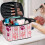 Travel Makeup Bag Polyester Striped Claw Print 1 Pc 5