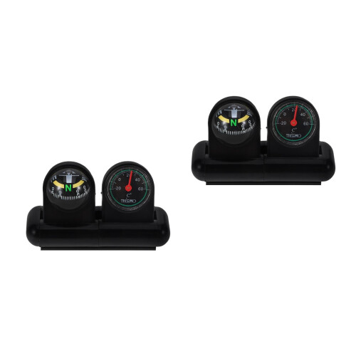 2 Pieces Car Compass Dashboard Small Automotive Navigation Ball 2