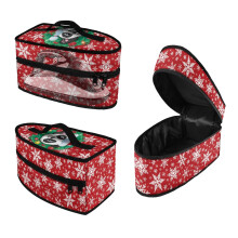 Sac de rangement pour fer à repasser vapeur, motif panda flocon de neige, avec fermeture éclair