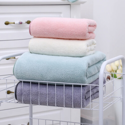6 τεμάχια πετσέτες χειρός Coral Fleece (27,56x55,12"), εξαιρετικά απαλές και απορροφητικές 2