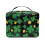 Clover Design Ταξιδιωτική τσάντα καλλυντικών μακιγιάζ, διοργανωτής, διπλό φερμουάρ, 4