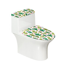 Housse de cuvette de toilette universelle, douce, lavable et réutilisable, 43 x 53 cm