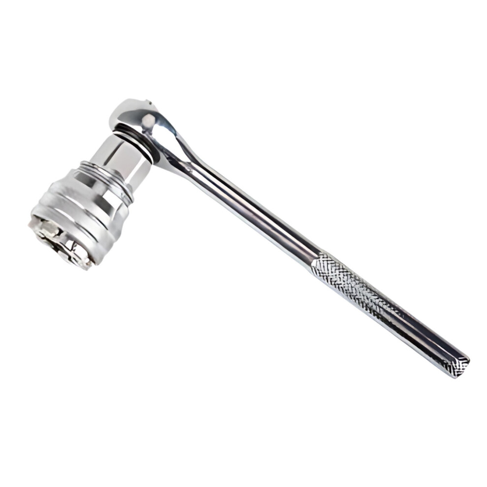 Upgraded Adjustable Universal Socket Wrench, 3/8" Ratchet Compatible, Replaces 30+ Sockets For Auto, Diy & Home 9358459385386