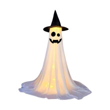Grande décoration lumineuse en tissu, 120 cm de haut, pour jardin, porche, Halloween, intérieur et extérieur.