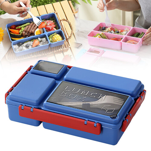 Κουτί Bento 4 θέσεων, Αεροστεγές, 47oz