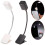 For Kindle & Notebook Reading Light LED Book Light Table Lamp Mini Flexible Clip 2