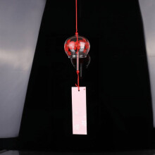 Carillon éolien en verre Furin, ornement suspendu pour jardin