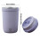 Tazza miscelatrice automatica portatile in acciaio inox viola 1