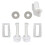 Kit de vis d'expansion pour abattant de toilettes universel 1