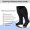 AIGIA Compression Socks Extra Wide Calf Open Toe 2 Pairs 2