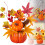 Centre de table rustique d'automne, citrouille artificielle en érable 1