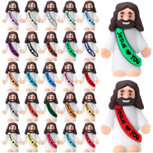 Ensemble de 25 figurines de petit Jésus, jouet religieux