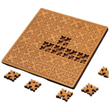 Fractal Tray Puzzle, Portable Reverse Thinking Puzzles, Hard Difficult Wooden Jigsaw Puzzles, Unique Irregular Creative Labyrinth
