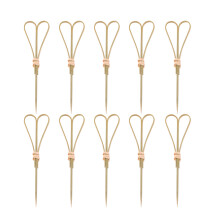 150St Khaki Fruitprikkers Bamboe Cocktailsticks Voor Tapas En Feest