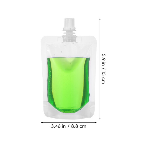 90St Duurzame Transparante Drinks Flasks Voor Opslag En Buitengebruik 1