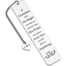 Grandma Gifts for Birthday, Mother's Day, Christmas – Bookmark from Granddaughter/Grandson, Compatible with Nana, Grammy