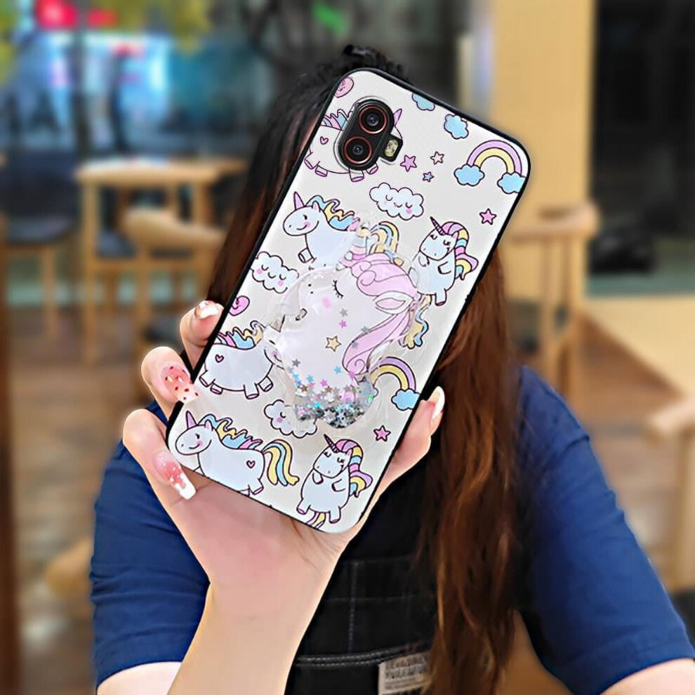 Phone Case For Compatible With Samsung Galaxy Xcover6 Pro/Sm-G736u/B Â Tpu Glitter Kickstand, Anti-Knock, Waterproof, Lens Protection 9482726278825