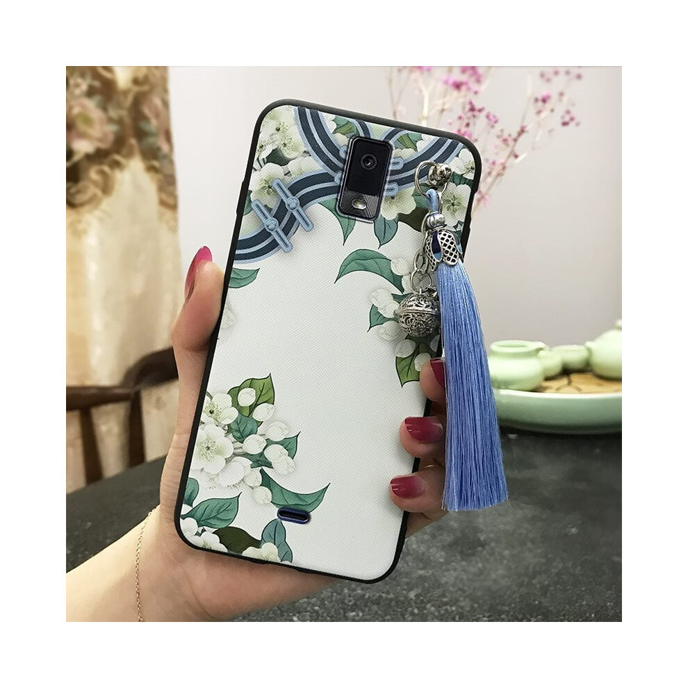 Blu View3/B140dl Phone Case – Chinese Style, Shockproof Tpu, Dirt-Resistant, Waterproof, Soft Anti-Knock Case With Tassel 9482726277736