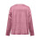 Women's Solid Long Sleeve Top with Draped Cowl Neck 6