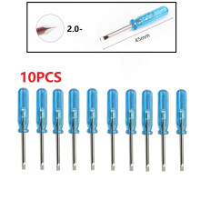 10pcs Mini Flat/Cross Screwdrivers for Phone, Tablet, Controller Repair – Precision Electronics Tools, 2.0+