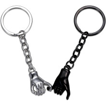 Pinky Promise Matching Keychain Gift for Couples – Valentine's, Anniversary, Birthday, Christmas – Compatible with All Occasions