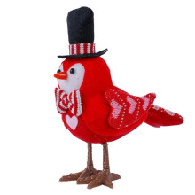 Muñeco de Pájaro de San Valentín, Lindo Adorno de Escritorio de Peluche, Adecuado para Decoración del Hogar, Regalo A