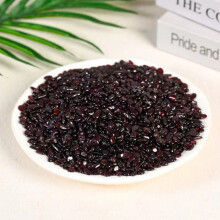 200g Natural Deep Red Crystal Crushed Stone 9-12mm, Polished Aromatherapy & Fish Tank Decoration, Compatible with Demagnetization